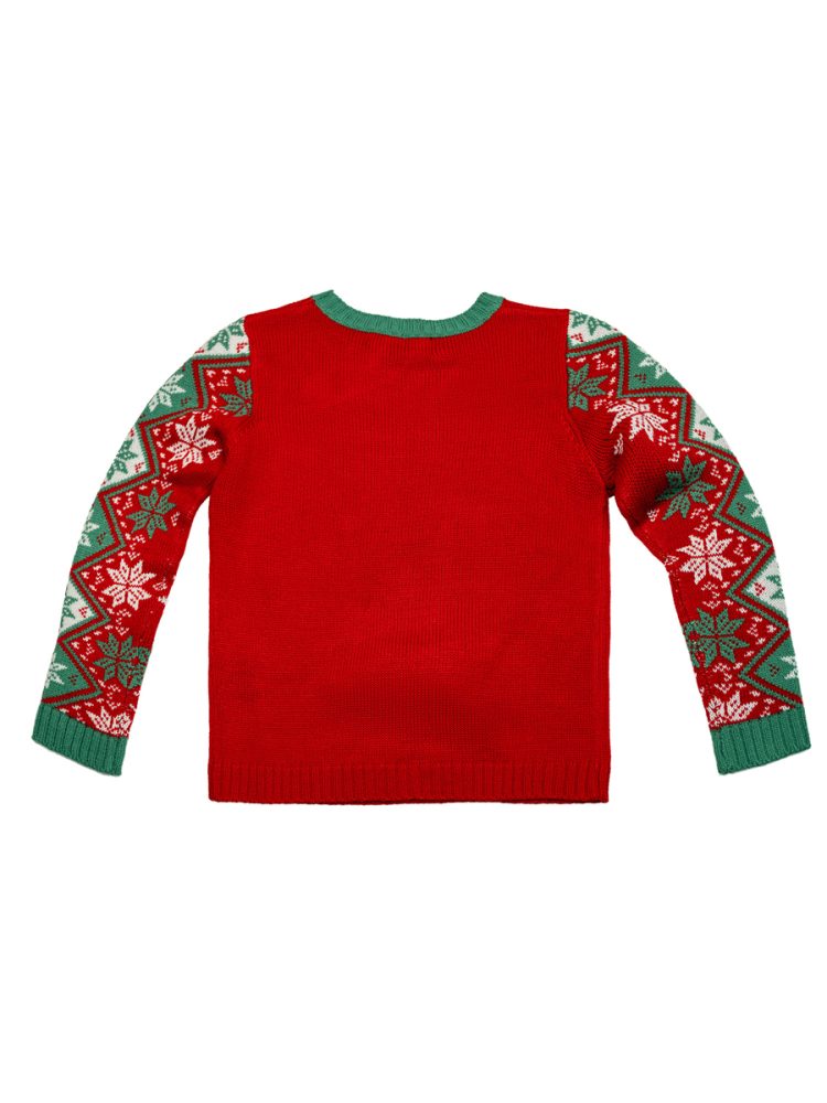 Boy's Llama Family Christmas Pullover, Sizes S -XL - Jollidays