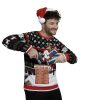Chimney Santa Sweater with Drink Pocket - Image 3