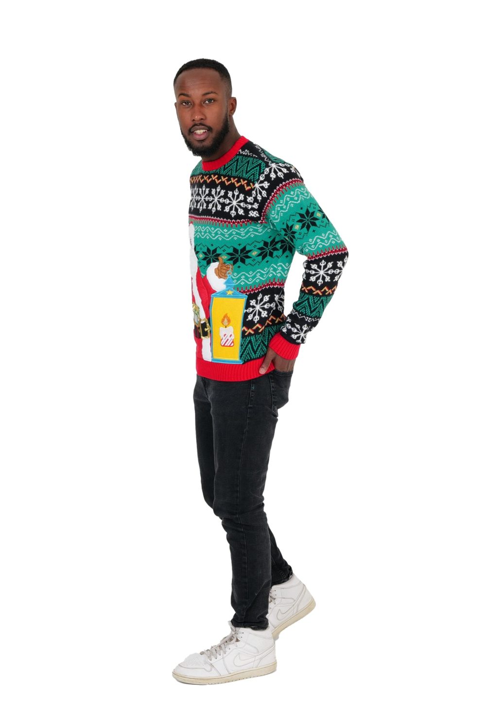 Santa Lantern Pullover Sweaters - Image 3