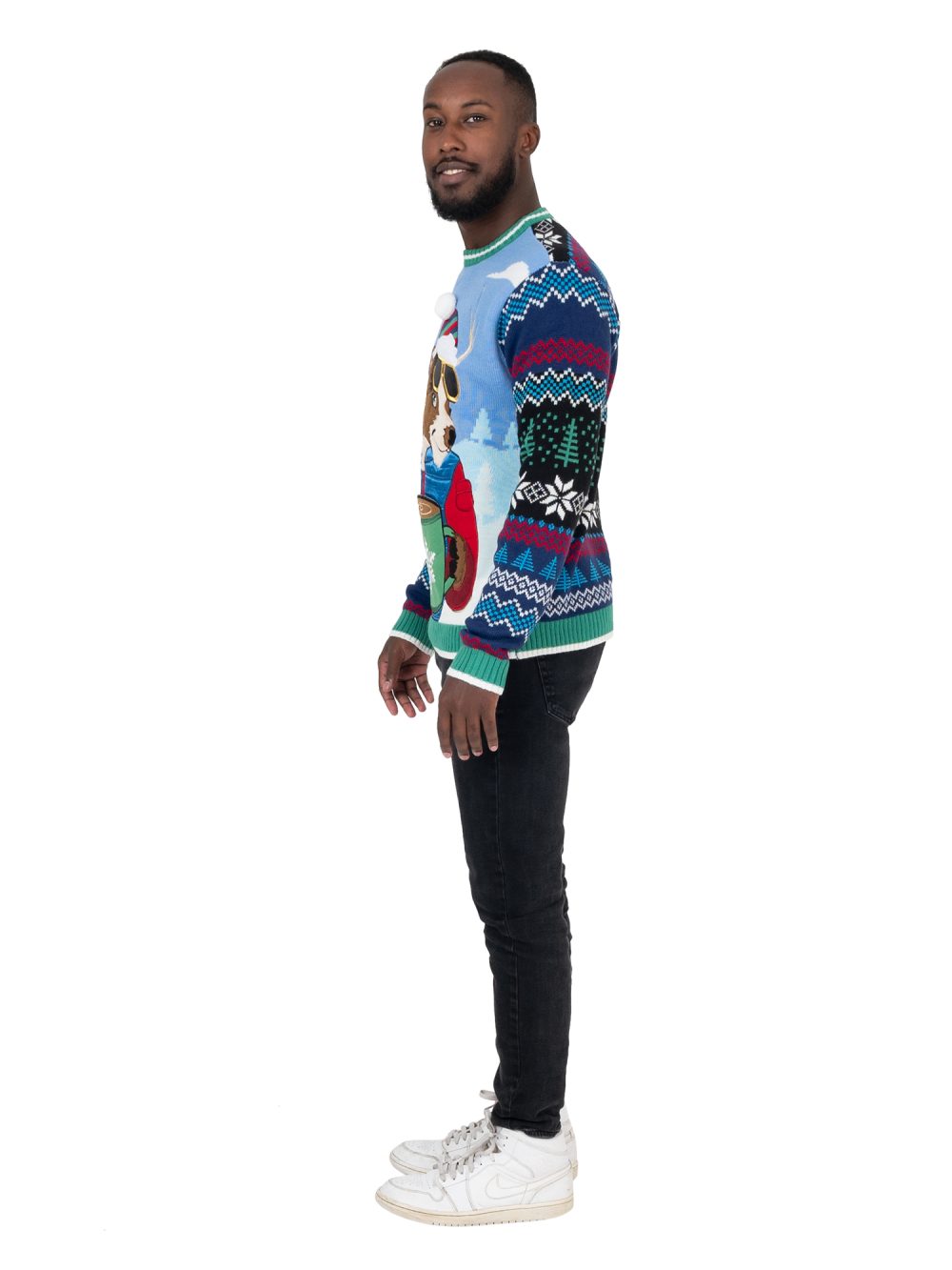 Cozy Reindeer Pullover Sweater - Image 4