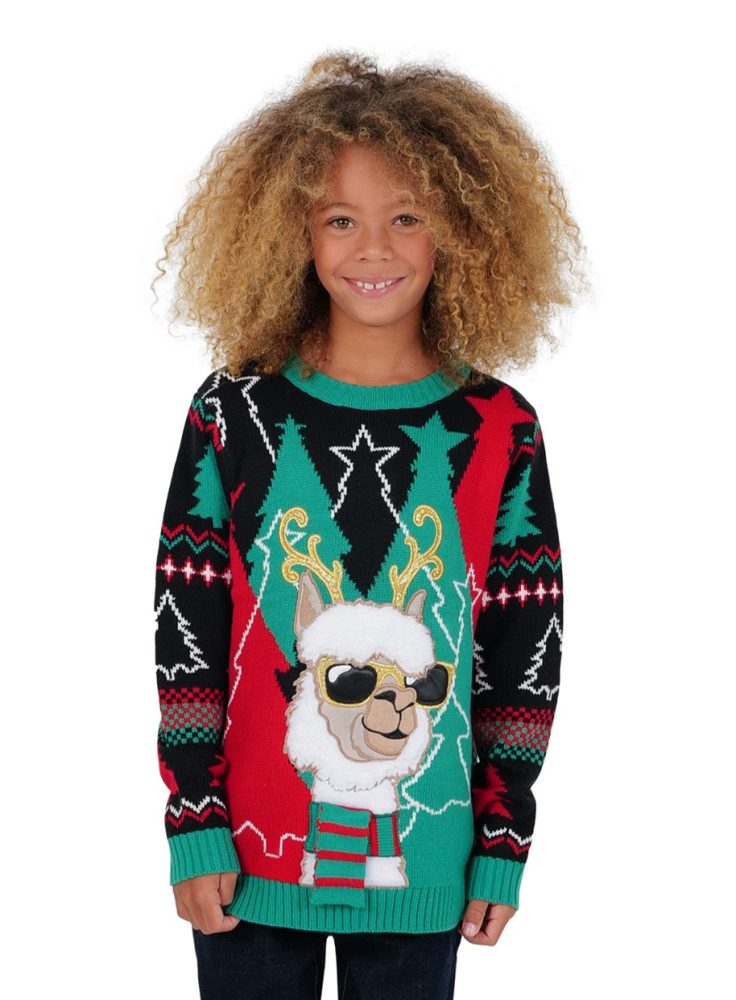 Christmas Llama Pullover Sweater