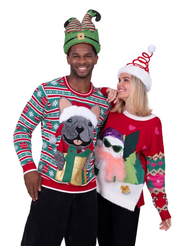 Christmas Bulldog Sweater