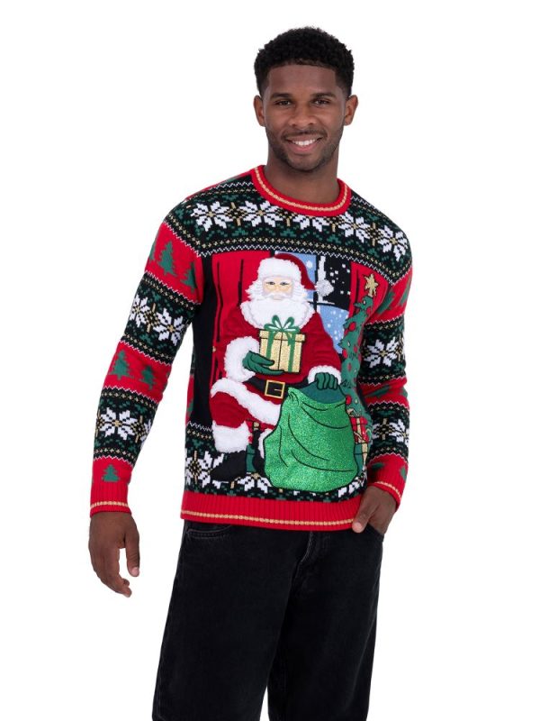 Classic Santa Sweater with Drink Pocket