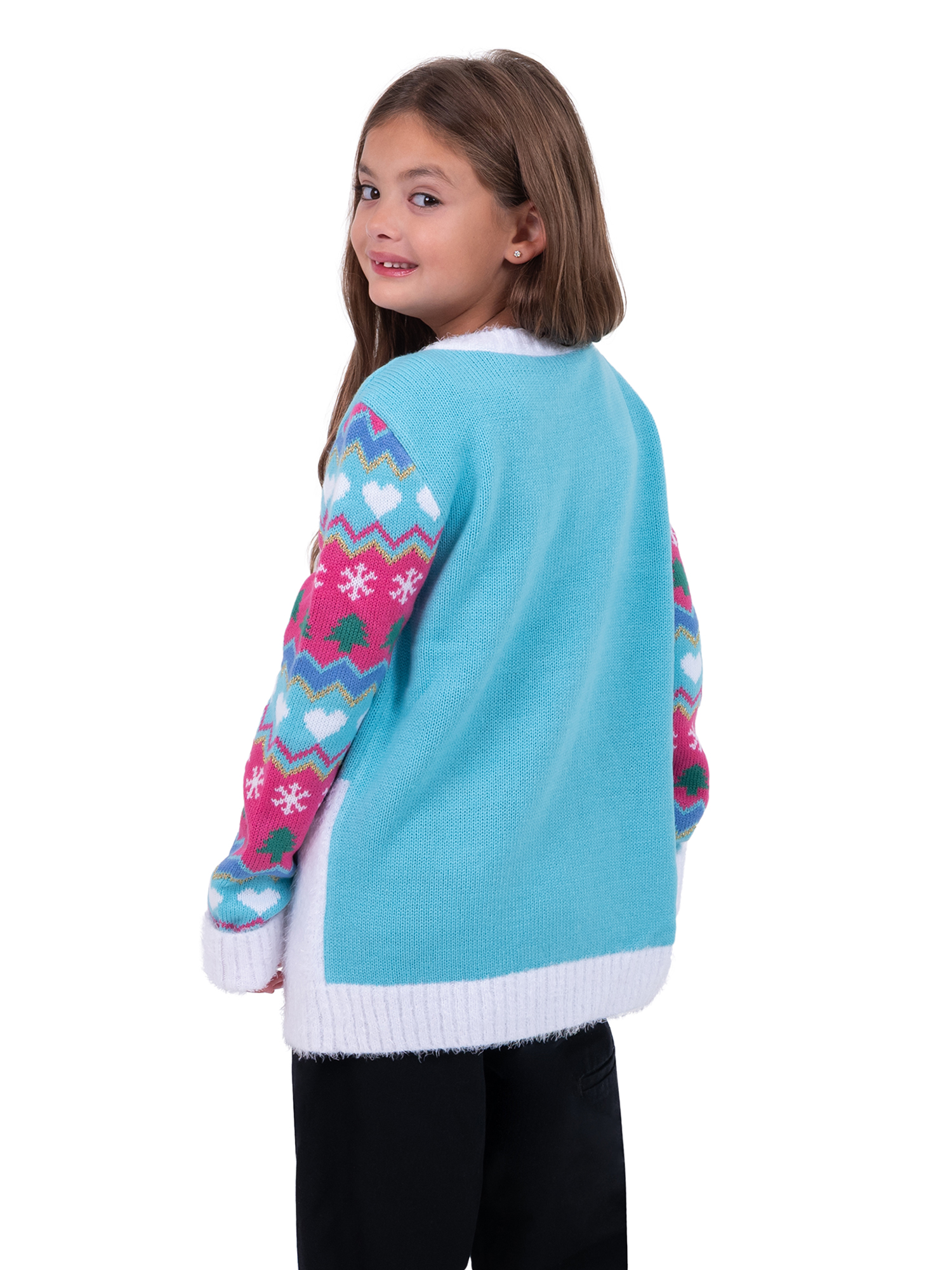 North Pole Penguins Crewneck Long Sleeve Sweater - Image 3