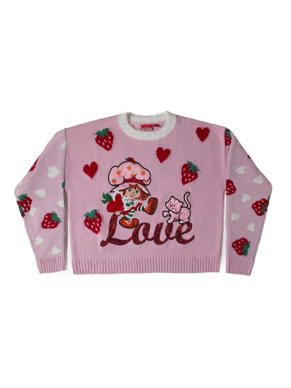 Strawberry Shortcake Love Crewneck Pullover Sweater