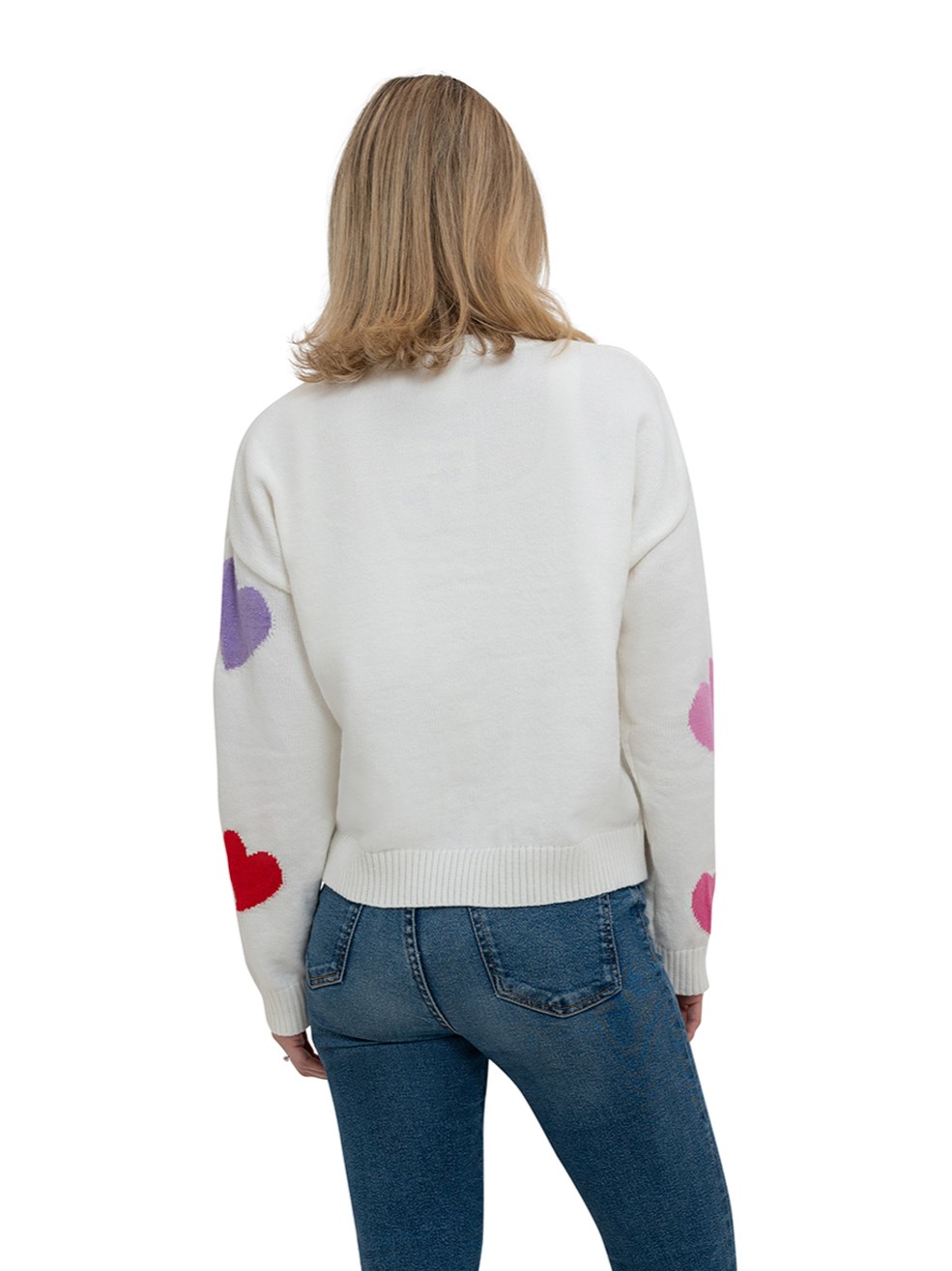 Care Bears All Over Hearts Crewneck Pullover Sweaters - Image 2