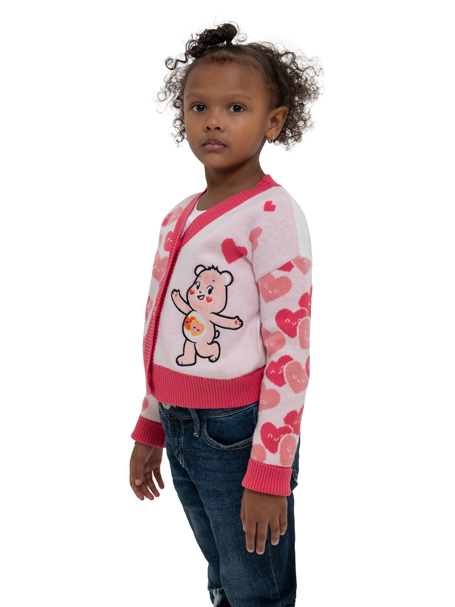 Care Bears Hearts & Bear Long Sleeve Cardigan - Image 3