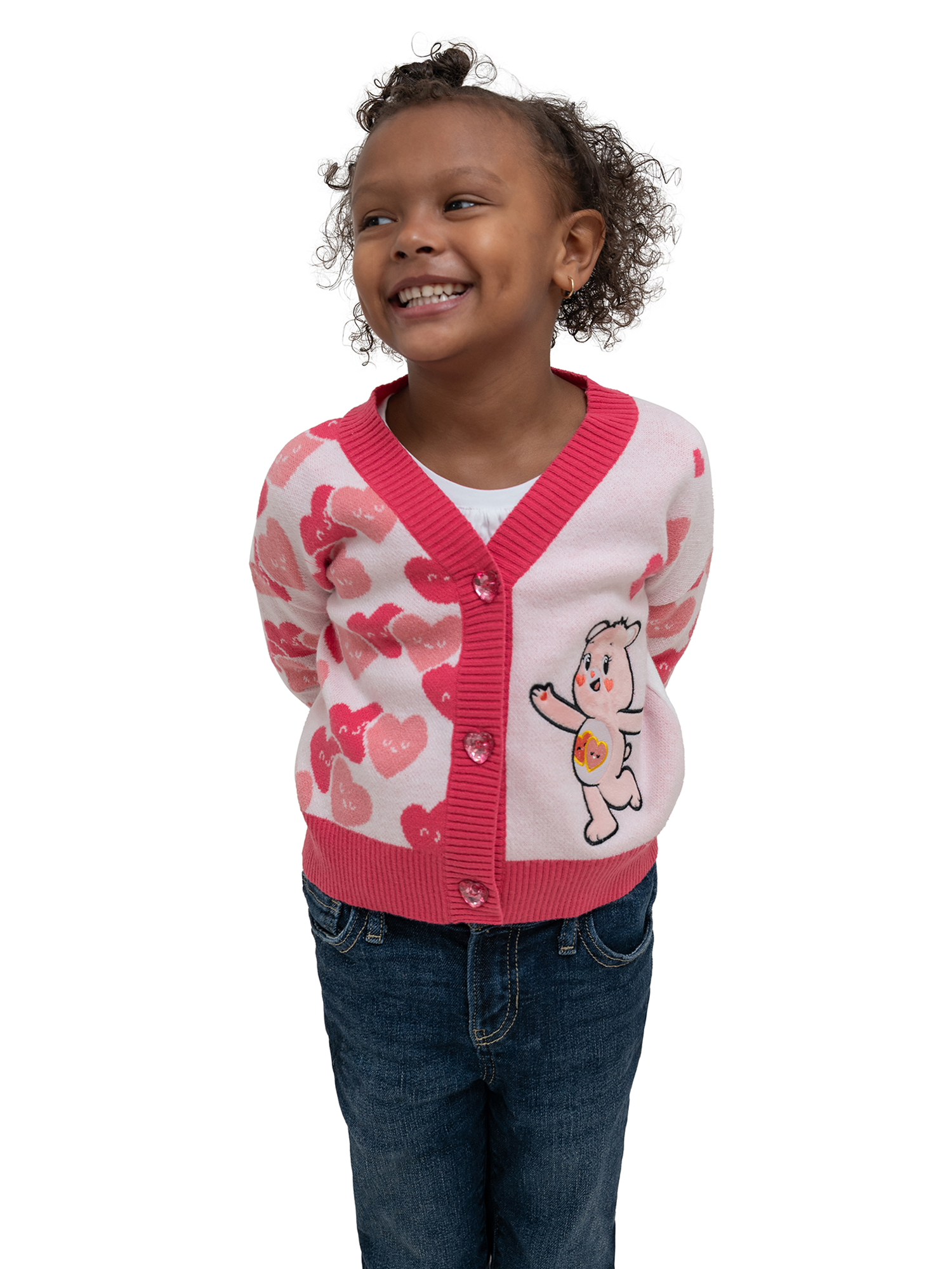 Care Bears Hearts & Bear Long Sleeve Cardigan