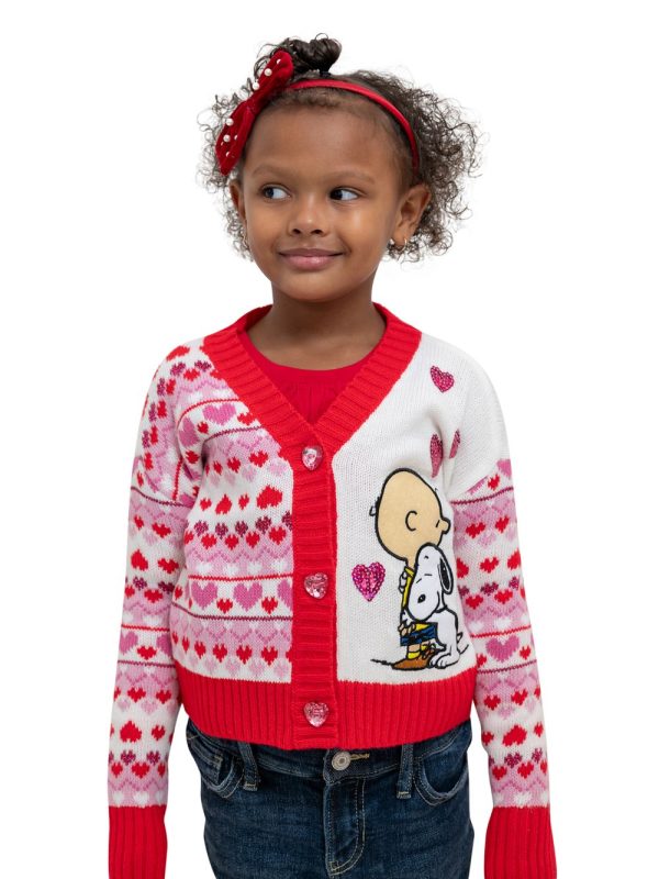 Peanuts Linus & Snoopy Cardigan for Girls