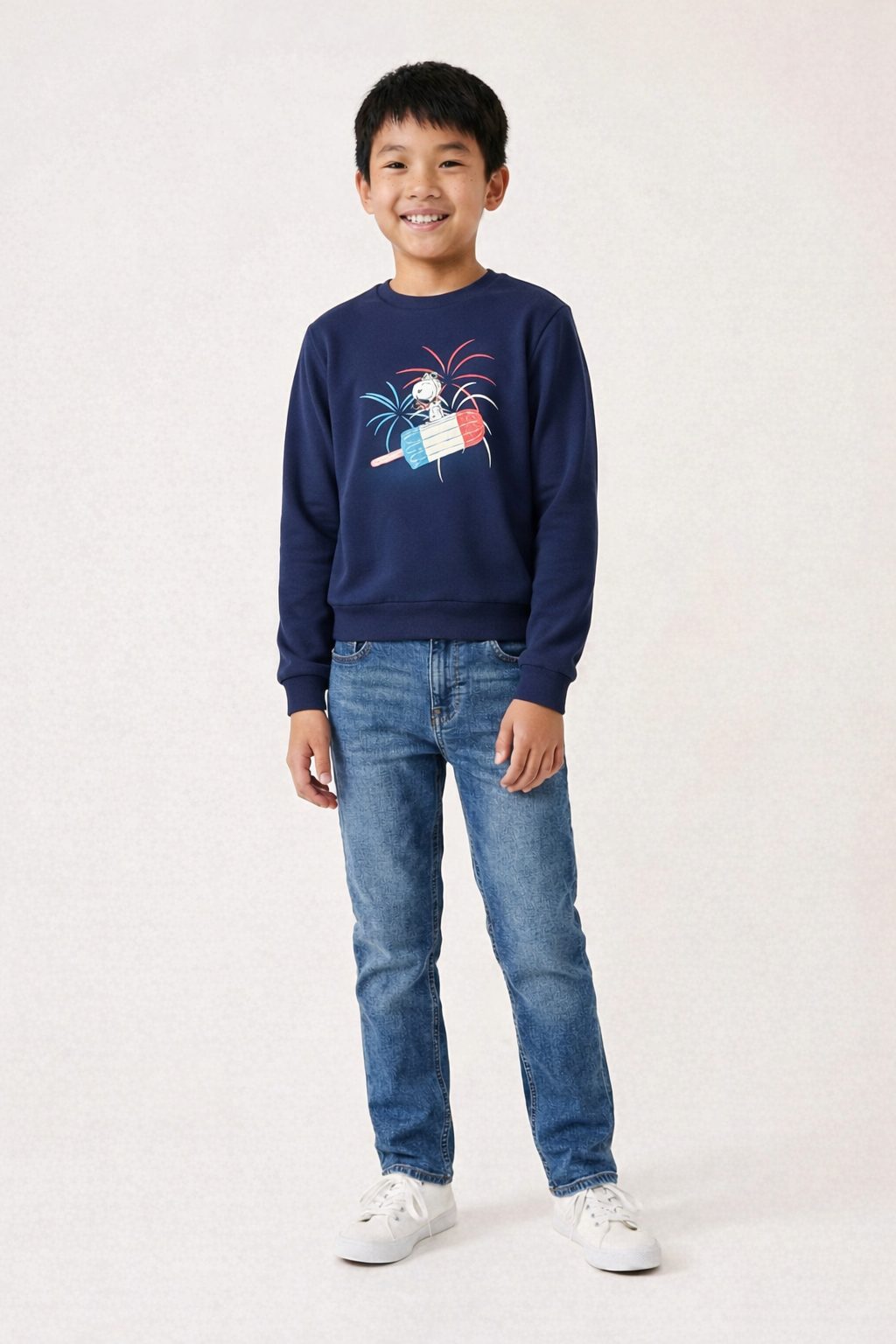 Peanuts Unisex Snoopy Bomb Pop Sweatshirt for Kids