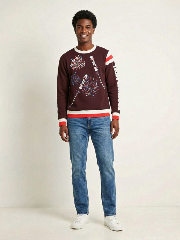 Tootsie Roll Unisex Firework Sweatshirt for Adults