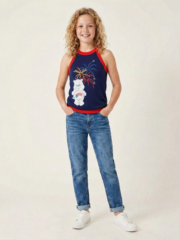 Care Bears Firework Sweater Tank Top for Girls